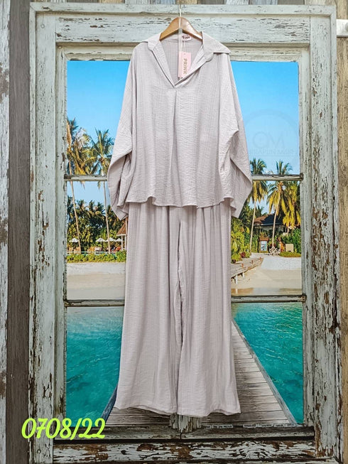 Summer Solid Color Casual Co-Ord Sets